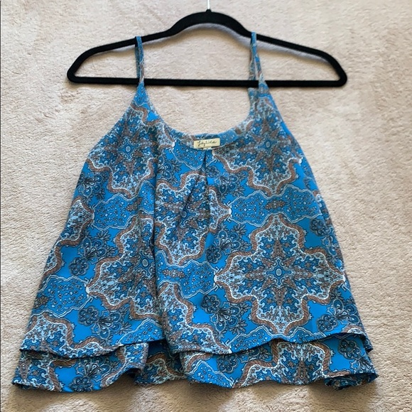 Paisley blue tank - Picture 1 of 1